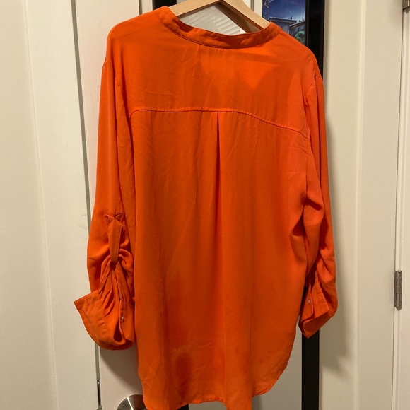 Conrad C collection orange blouse - Picture 4 of 4